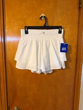 JoyLab White Layered Athletic Skort Shorts